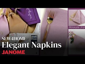 Sew4Home Elegant Napkins