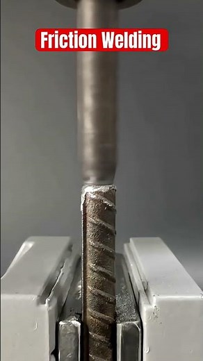 Friction Welding sounds | Strongest Metal Joining Method 💪 #Welding #shorts #frictionwelding