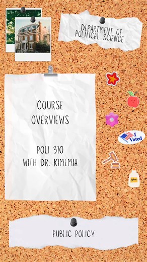 Political Science at Virginia Commonwealth University on Instagram: "Looking for spring courses? Consider POLI 310, Public Policy, with Dr. Kimemia."