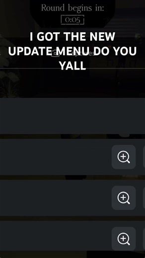 Got the update menu looks good Roblox!