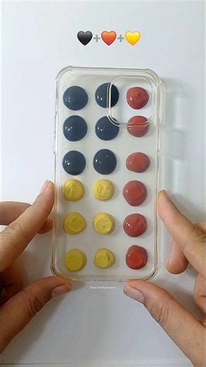 Satisfying Phone Case Painting Using Acrylic Paint // #colors #painting #short #viral