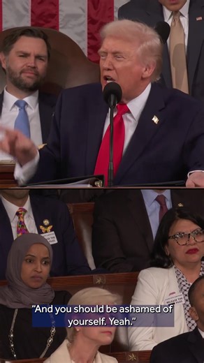During President Trump's State of the Union address, he clashed with Democrats over immigration enforcement, leading to a brief shouting match. Here's a closer look at that back-and-forth. http://www.kcci.com/article/trump-state-of-the-union-2026/70467544 | KCCI