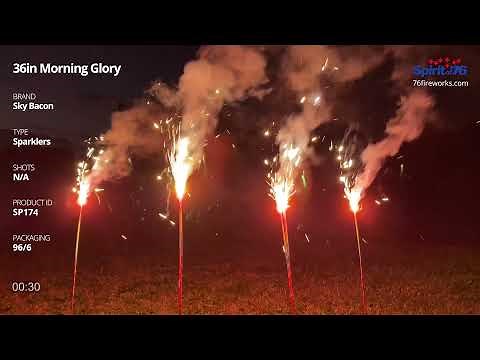 SP174 36in Morning Glory - Sparklers - Sky Bacon Fireworks