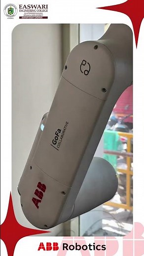 ABB Robotics COLLABORATIVE ROBOT GOFA CRB 15000 | Easwari Engineering College