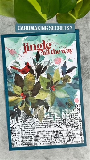 #mixedmediacards #christmascards #diychristmascards #christmascrafts