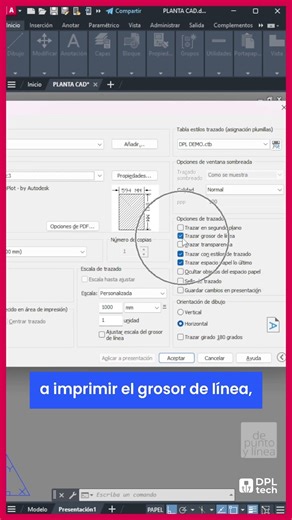 CAD 55 - Cómo imprimir en PDF en AutoCAD Español | CURSO BÁSICO AUTOCAD 55
