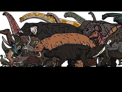 Size Comparison: Prehistoric Animals(random) Animated finale 3 of 5.