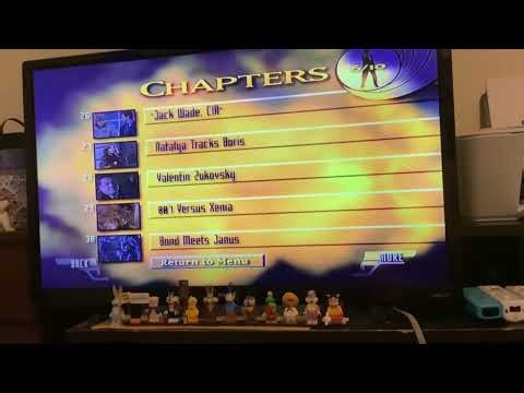 Goldeneye 1997 dvd closing and menu walkthrough