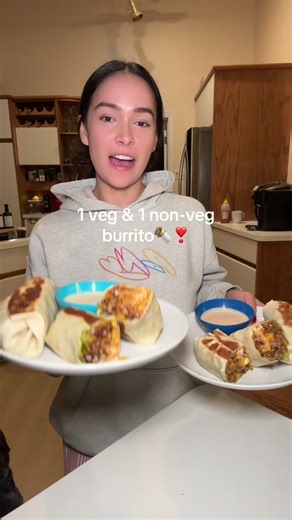 1 Veg & 1 Non-Veg Burrito Recipe for Couples