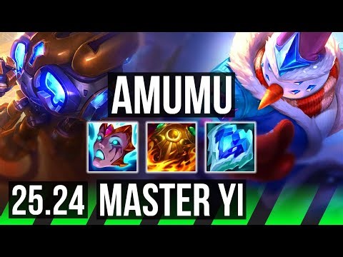 AMUMU vs MASTER YI (JGL) | EUNE Master | 25.24