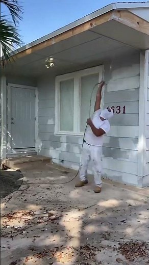 Exterior House Painting with Airless Sprayer: Fast and Efficient#housepainting