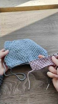 Neues Strickmuster | Großes Perlmuster / Gerstenkornmuster | Stricken lernen für Anfänger. Tutorial