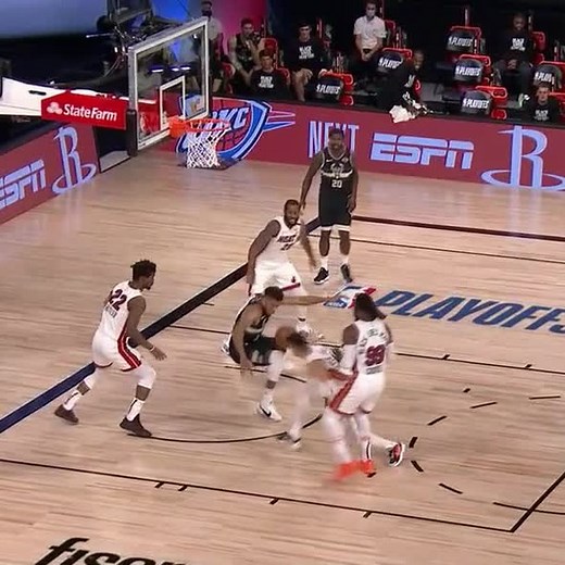 ESPN on Instagram: "Jimmy pulled the chair on Giannis 👀"