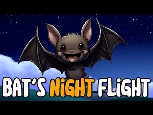 The Bat's Night Flight Song | Fun & Educational Kids Song About Bats!