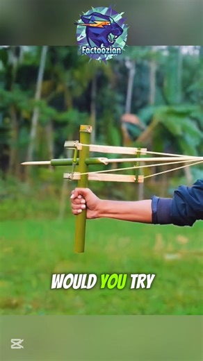 Building a High-Power Primitive Crossbow! #primitiveskills #Bamboo #shorts