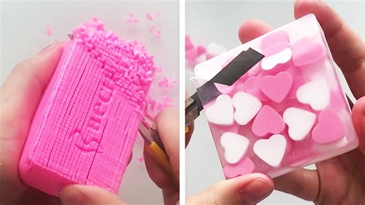 Soap Cutting ASMR - No Music - Oddly Satisfying ASMR Video