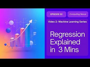 Regression in 3 Minutes | Machine Learning Made Simple part 2