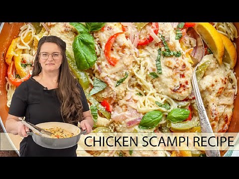 Chicken Scampi Recipe (Olive Garden Copycat)