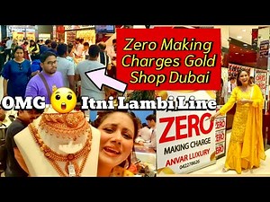 DUBAI GOLD ZERO MAKING CHARGE ( All GOLD ) NEW 22K 24K | ANVAR LUXURY JEWELLERY | DUBAI GOLD