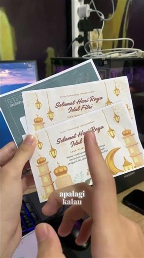 Immediately mark the account name Multi Printing can print custom envelopes 😁😎😘 #EidEnvelopes