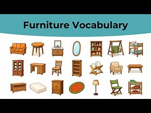Furniture Vocabulary in English – Learning with Pictures!