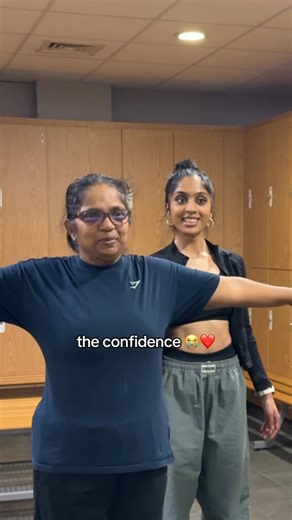 sandhya sivakanthan on Instagram: "from baddie to baddie purrr #fyp #gymreel #weightloss #glowup #mom"