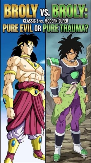Broly vs. Broly: Pure Evil or Pure Trauma? #shorts