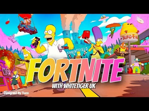 new simpons fortnite batle royale and creative gameplay