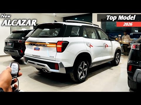 Hyundai Alcazar Top Model 2026 ❣️| New Alcazar Signature Top Variant Detailed Review 😍|
