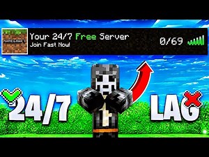 No Lag FREE Minecraft Server 24/7! 🔥 Minehost.io Tutorial
