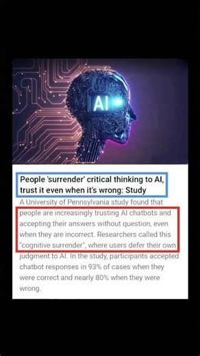Teens trusting AI even when it’s wrong? That’s scary 🤖⚠️