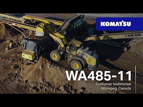 WA485-11 wheel loader: Big upgrades in comfort, speed and efficiency