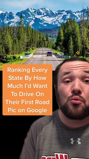 Ranking states by their first road picture on Google! #roads #roadtrip #travel #states #usstates #staterankings #statecheck #photography #google #driving #drive #highway #fyp #foryou #xyzbca