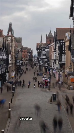 Chester, Roman Walls & Medieval Charm #Chester #England #HistoryShorts #TravelShorts #FunFacts