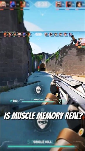 Is Muscle Memory a Real Thing In FPS Games? #gaming #fps #valorant