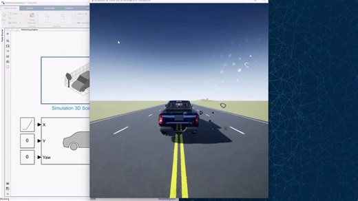 MATLAB on Instagram: "Set up a 3D visualization of a vehicle in under 30 seconds with Simulink"