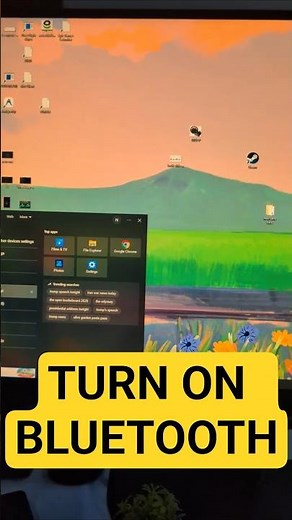 Window 10 TURN ON BLUETOOTH Windows10 #Bluetooth #WindowsSettings #PCFix #Tutoria