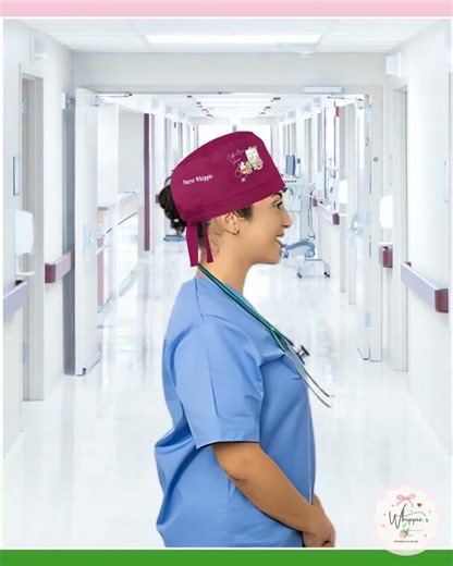 Coffee Nurse Repeat Halloween Scrub Cap - Personalizable