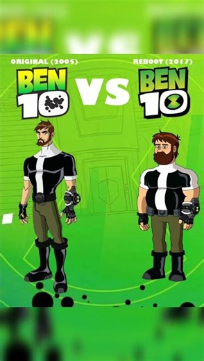 Ben 10 vs Reboot All Heroes Comparison #SHORTS