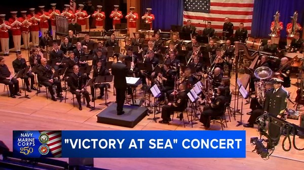'Victory at Sea' concert celebrates the U.S Navy and Marine Corps milestone anniversary