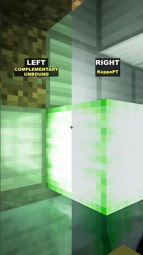 Minecraft Shaders: Complementary or KappaPT? ↔️ #shorts