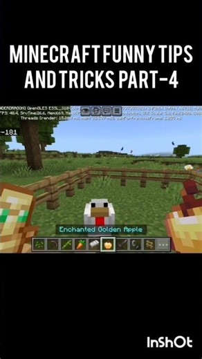Funny Tips and Tricks l Part-4 l Minecraft