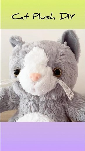 Sew your own Cuteness: Cat Plush DIY #diysewing #sew #sewingprojects #sewingtutorial