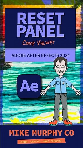Reset Composition Panel in After Effects