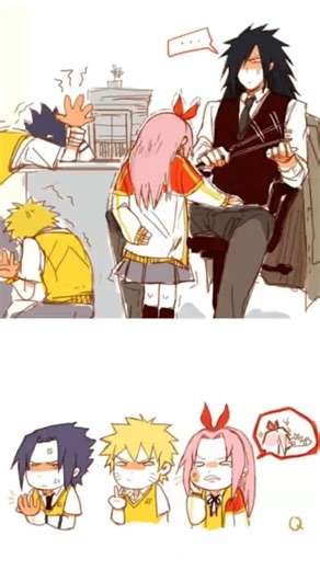 If madara was Team 7's sensei #naruto #sasuke #sakura #madara #team7 #narutoshippuden #sensei