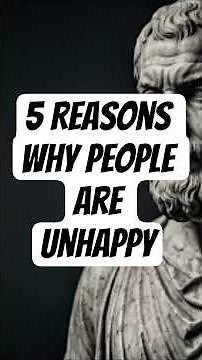 5 Reasons Why People Are Unhappy