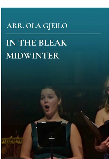 Effortless high notes 🤩 does it get better? Music: In the bleak Midwinter, arranged Ola Gjeilo Soprano: Beth Yates #choir #choralmusic #singing #acapella #soprano