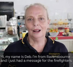 What a lovely message for our Rural Fire Service volunteers ❤️ This month we're saying thank you to the RFS by raising money to support the brave men and women who keep Queenslanders safe. We've almost hit $50,000 in donations thanks to our amazing listeners, but we'd like to reach $200,000 by the end of the appeal. Donate today: https://ab.co/2Pii4Fa | ABC Brisbane