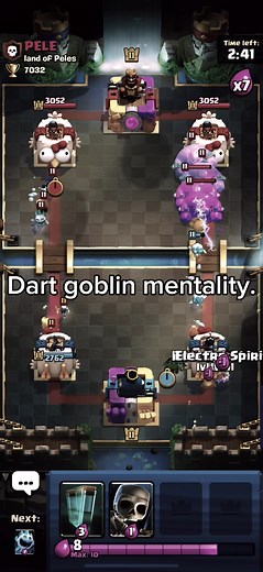 dart goblin mentality. #dartgoblin #clashroyale #mentality #dartgoggins #davidgoggins