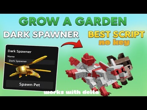 🔥 NEW Dark Spawner Script 🌱✨ AWSHub (Grow A Garden) 🌾 | Spawn Eggs 🐣, Pets 🐕 & Seeds | Roblox 2025 🎮